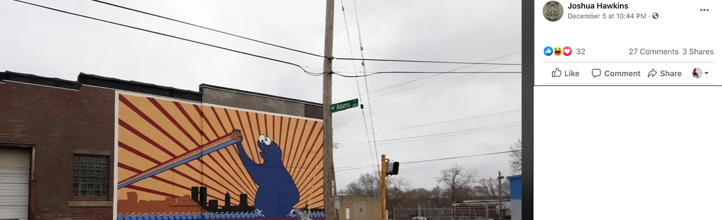 Communist Cookie Monster Mural Mystery Sparks Ire in Illinois