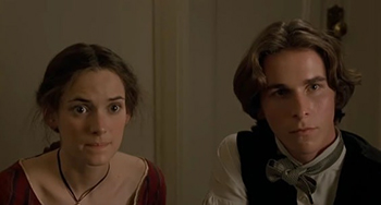 1994 Little Women Christian Bale and Winona Ryder