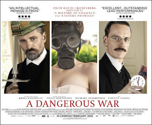 AN INTELLECTUAL FROM DAVID CRONENBERG MENAGE-A-TROIS BBTO OF LEAD PERFORMANCES btss + HISTORY OF VLOLEICE **x EASTR PROMISES' **** 4 KEIANNICGHTLEY