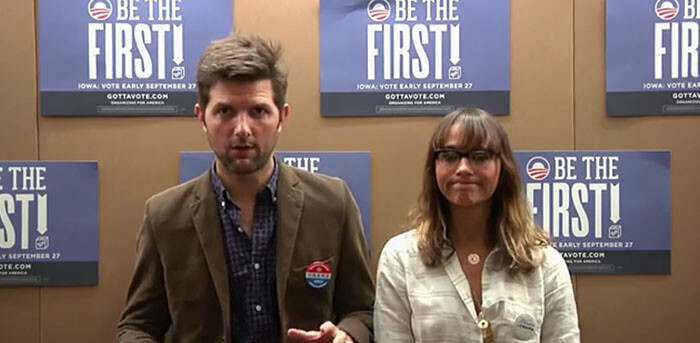 Adam Scott & Rashida Jones