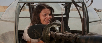 marion in the gunner seat