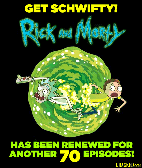 More Rick And Morty, Less Roseanne, & Other Hollywood News