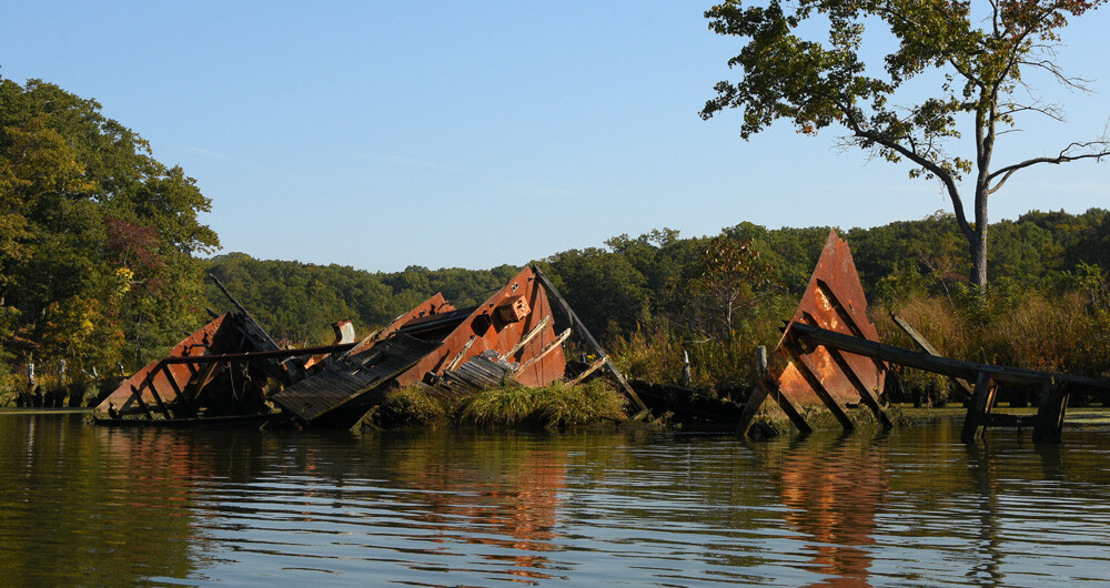 Ghost fleet of Mallows Bay, Maryland