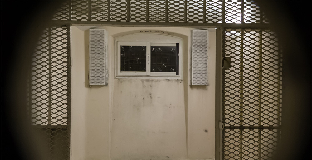 Solitary cell in Jacques-Cartier Prison Rennes, France