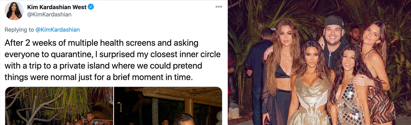 The Internet Roasts Kim Kardashian For Tone-Deaf 40th Birthday Party Post