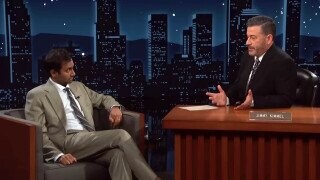 Jimmy Kimmel Called Out Aziz Ansari for Participating in Riyadh Comedy Festival