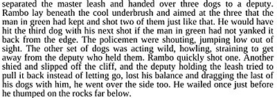 Rambo book text