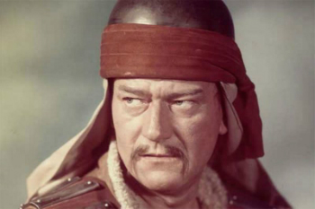 John Wayne as Genghis Khan