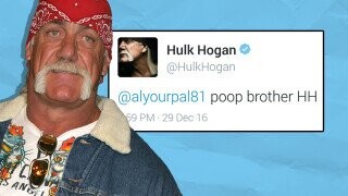 Here Are Hulk Hogan’s All-Time Best Tweets Now That He’s Purged His Twitter Account