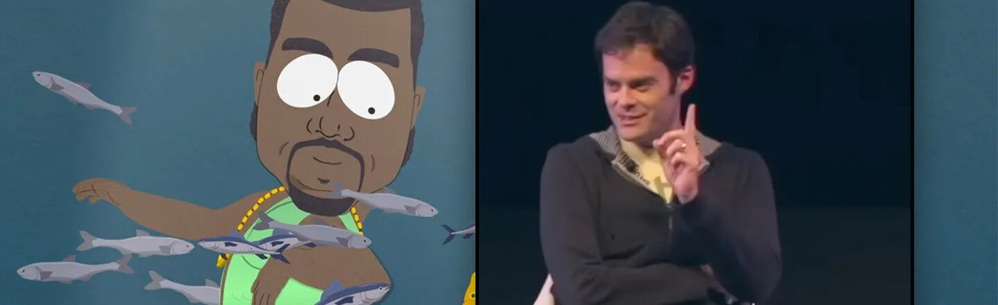 Bill Hader Explaining How the Kanye West-Gay Fish ‘South Park’ Bit Came About Never Gets Old