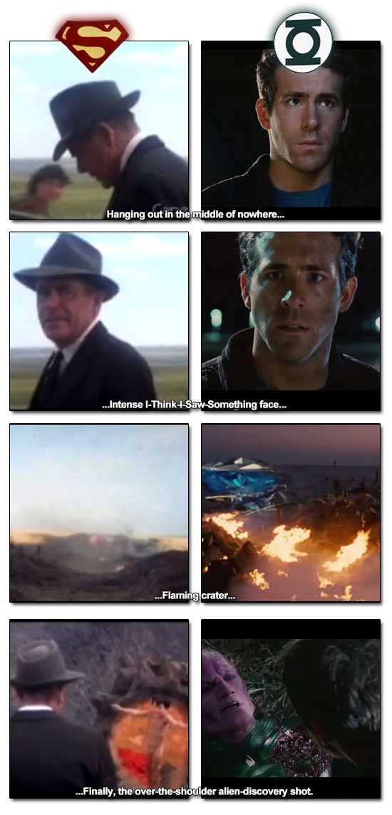 Hanging out in themiddle of nowhere... ..Intense l-Think-Saw.-Something face... ...Flamingcrater... ..Finally, theover-theshoulder alien-discovery sho