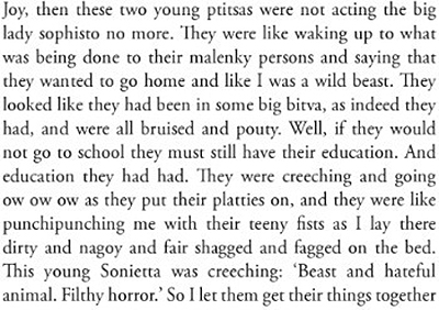 A Clockwork orange book text