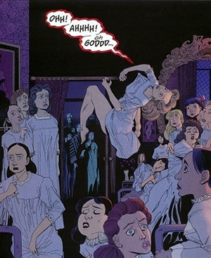 League of Extraordinary Gentlemen comic panel