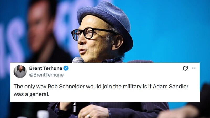 Non-Veteran Rob Schneider Roasted For Demanding A Draft
