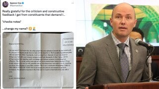 Utah Governor Spencer Cox Shares Concerned Citizen Letter Demanding He Change His 'Foul, Dirty, and Obscene Surname'