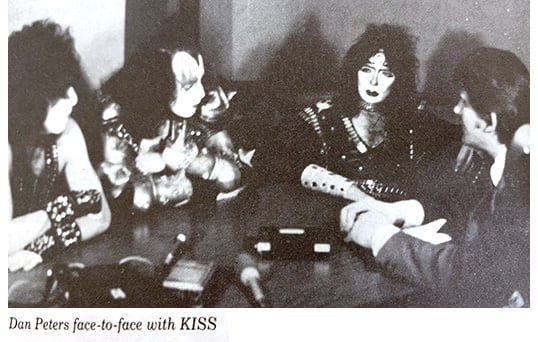 Dan Peters face-to-face with KISS