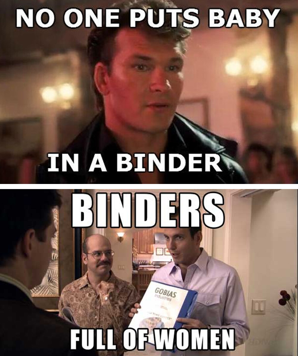 binders full of women memes