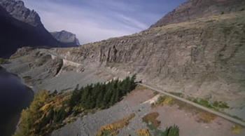 The Shining opening shot