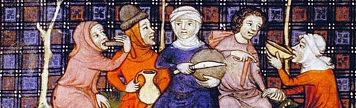 Peasants breaking bread