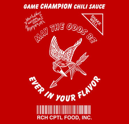 GAME CHAMPION CHILI SAUCE SHAKE wwhlh WELL NATURAL ODDS WmN THE BE MAY EVER IN YOUR FLAVOR RCH CPTL FOOD, INC. 