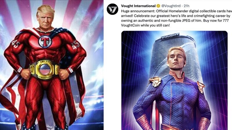 The Best Dunks on Trump’s Idiotic NFT Trading Cards