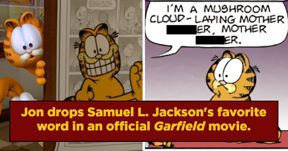 The Filthy Easter Egg That Sneaked Into A 'Garfield' Movie 