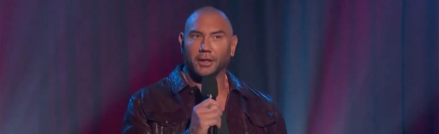 Dave Bautista’s Fake Stand-Up Special Announcement on April Fools’ Day Is Peak Anti-Humor