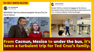 UPDATE: Sen. Ted Cruz Blames Vacationing During Texas Weather Emergency On His Daughters?