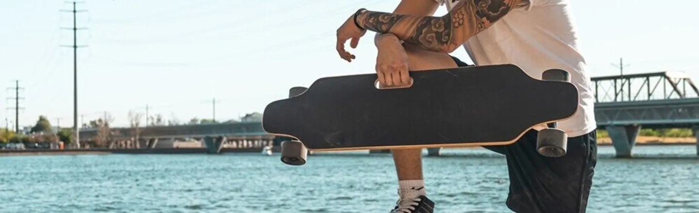 Shred Major Gnar (And Save Money) With This Electric Longboard