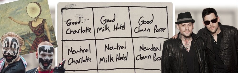 The Insane Clown Posse, Neutral Milk Hotel, and Good Charlotte D&D Alignment Chart, Explained