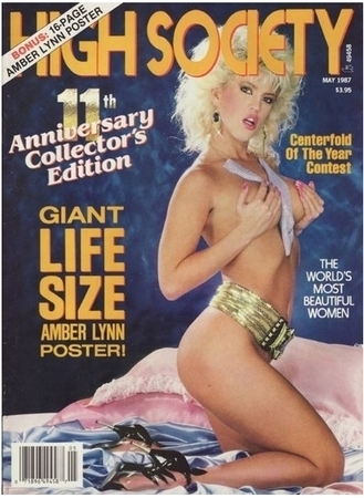 HSOCETY AG.PAGE DOSTER LYNN BONUS: AMBER MAY 97 SLO th Anniversary Centerfold Collector's Of The Year Edition Contest GIANT LIFE THE SIZE WORLD'S MOST