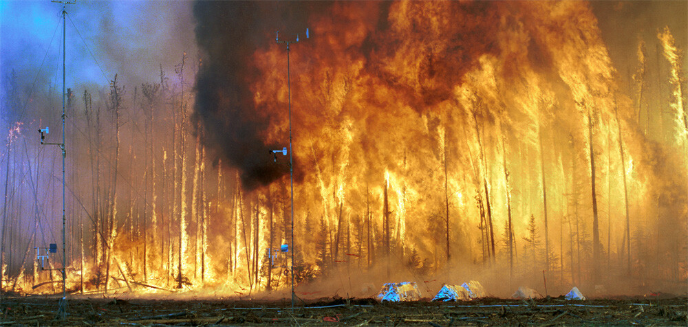 Northwest Crown Fire Experiment, Northwest Territories, Canada