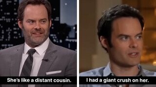 Bill Hader Has a Crush on His Cousin, But Don’t Worry — It’s Just Carol Burnett