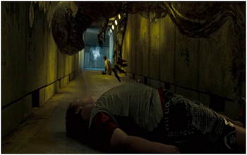 Dementor sucking Dudley Dursley