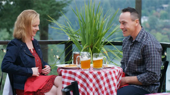 Chris Klein and Thora Birch in The Competition