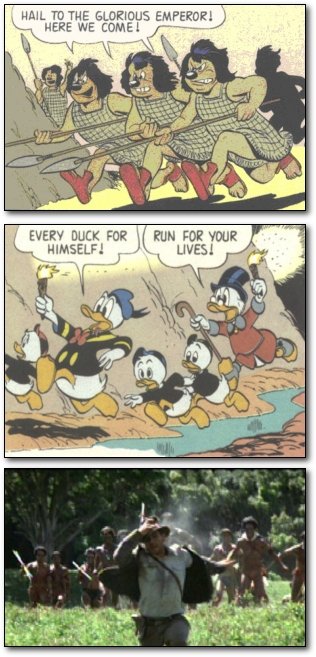 HAIL TO THE GLORIOUS EMPEROR! HERE WE COME! EVERY DUCK FOR RUN FOR YOUR HIMSELF! LIVESI