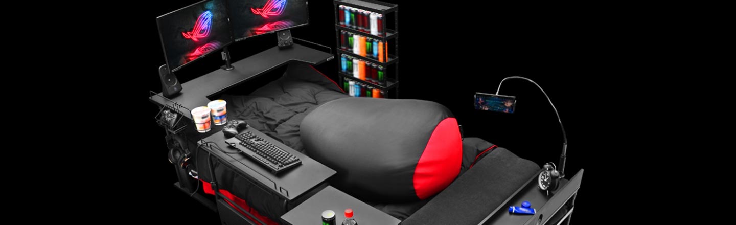 'The Gaming Bed' Is A Thing, And It Is Yikes