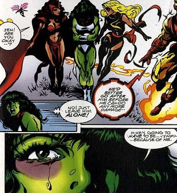 5 'What?' Superhero Stories Hollywood Can Never Make - Hulk trying to seduce She-Hulk