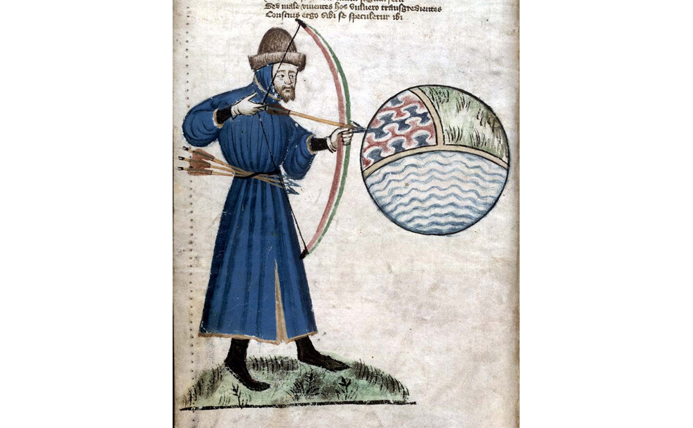 An illustration from Vox Clamantis by John Gower