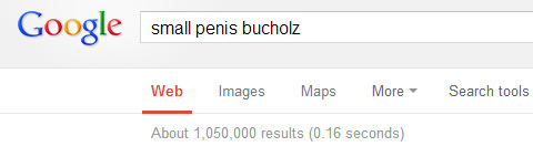 Google small penis bucholz Web Images Maps More Search tools About 1.050.000 results (0.16 seconds) 