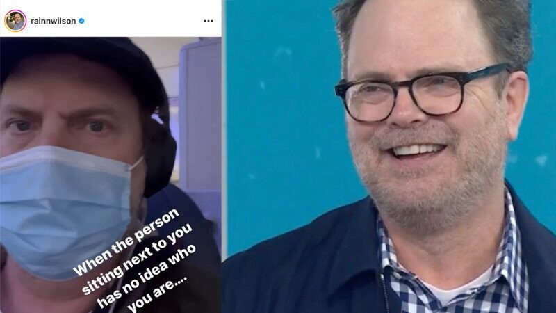 ‘I Was Slowly Lowering My Mask Like One of Those French Girls’: Rainn Wilson Recounts Viral Face Reveal to an In-Flight ‘Office’ Fan