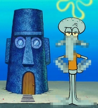 Squidward is the miserable collection of penises who has the dumb luck to l...