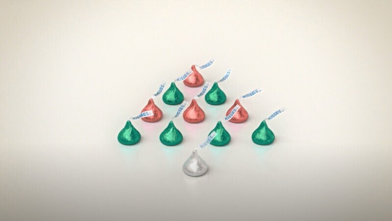 The Hershey's Kisses 'Christmas Bells' Commercial Was a Last-Minute Improv