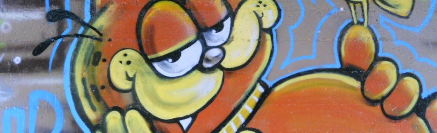 Garfield graffiti
