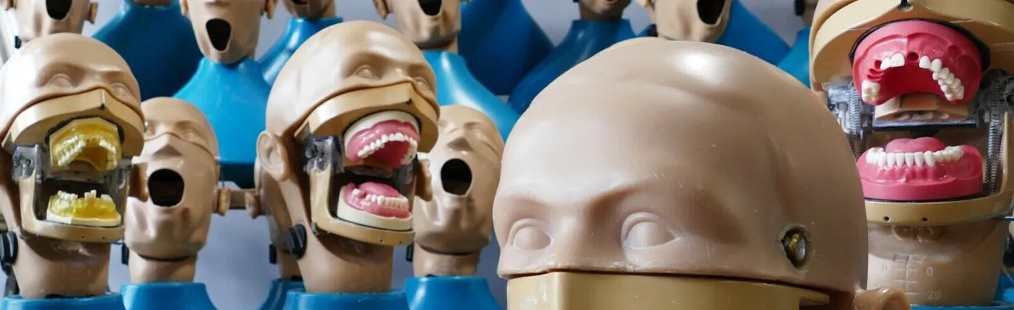 Gaze Upon The Toothy Horror That Is Dental Practice Dummies