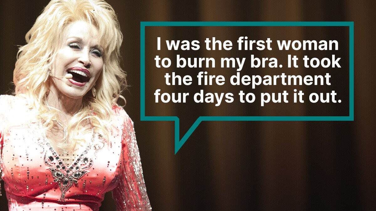 Dolly Parton’s Best Jokes About Dolly Parton’s Boobs