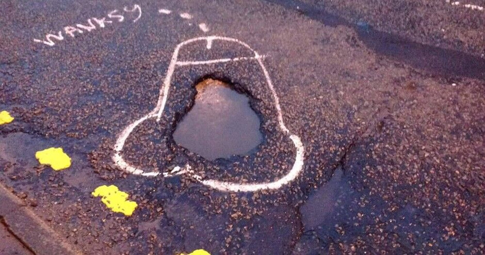 Wanksy pothole