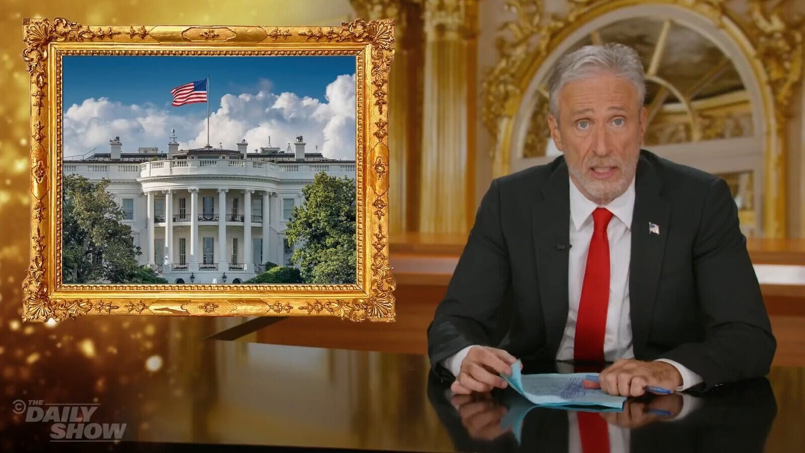 'The Daily Show's Jon Stewart Lays Out "Cynical Ploy" Behind The Government Cancellation of Jimmy Kimmel