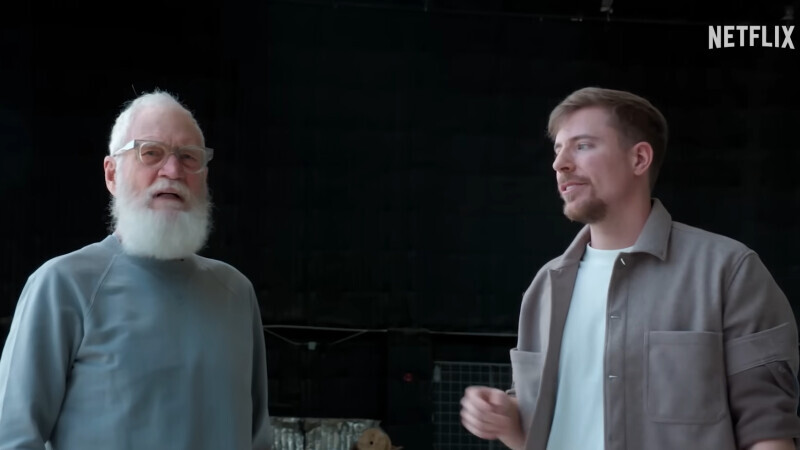 David Letterman Seems To Have Gone From Interviewing Obama To Being a Stop on MrBeast's Press Tour