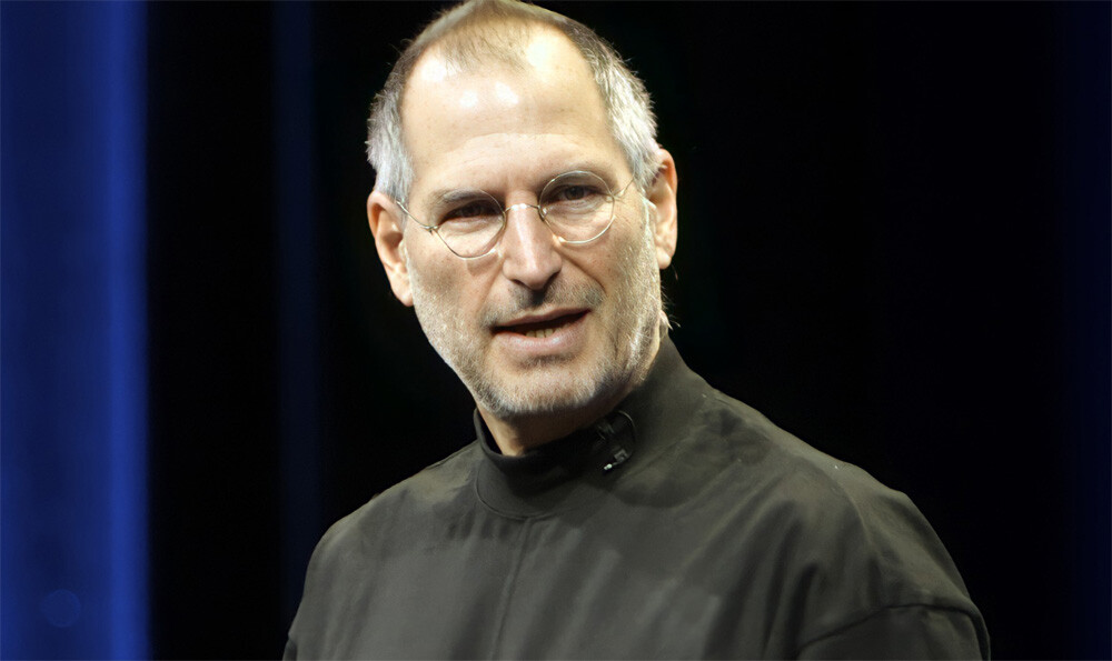 Steve Jobs speaks at his keynote at Apple's Worldwide Developer's Conference.